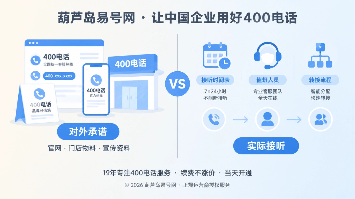 2026年诚实守信的新尺度：400电话公开承诺必须匹配真实接听能力